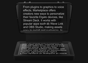 Elgato Prompter Shrinks The Teleprompter To Fit On A Desktop Setup