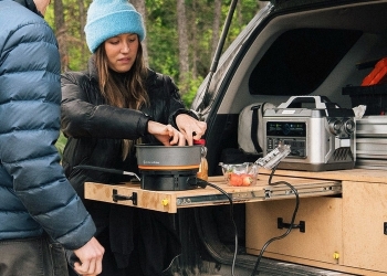 Stoke Voltaics Nomad Cooking System Brings Electric Cooking to the Campsite